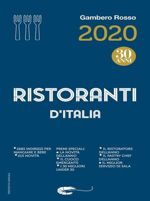 cover image of Ristoranti d'Italia 2020